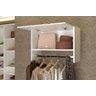 Armário Suspenso De Parede Organizador Closet Branco - 2