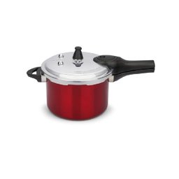 Panela de Pressão Pressure 4,2 litros Vermelha - Brinox - 1 Panela de Pressão Pressure 4,2 litros Vermelha - Brinox - 1