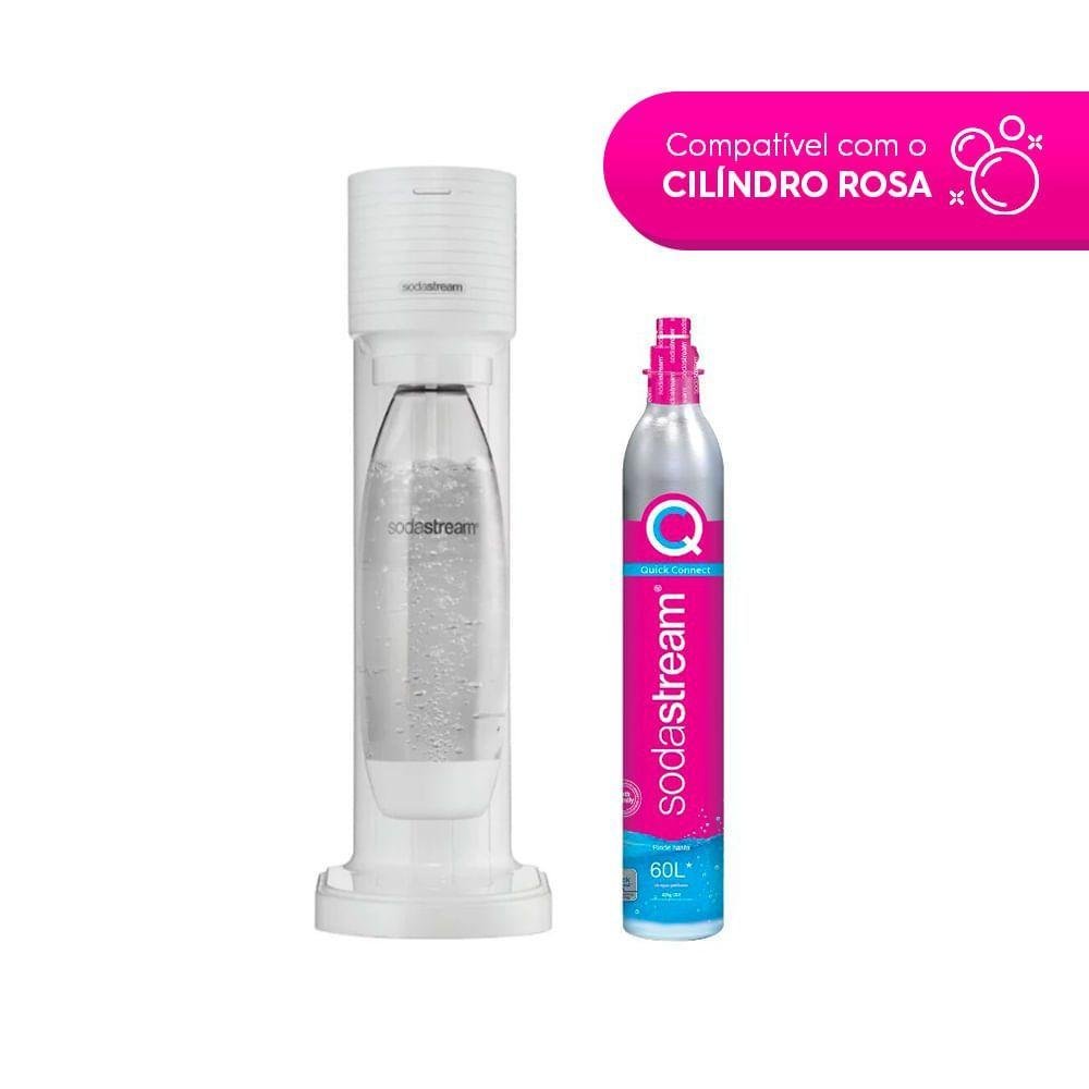 Máquina para Gaseificar Água Gaia Sodastream Branca - 2