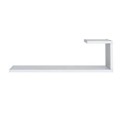 PRATELEIRA DE LIVRO COM SUPORTES INVISIVEIS - BRANCO - 3 PRATELEIRA DE LIVRO COM SUPORTES INVISIVEIS - BRANCO - 3