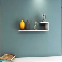 PRATELEIRA DE LIVRO COM SUPORTES INVISIVEIS - BRANCO - 2 PRATELEIRA DE LIVRO COM SUPORTES INVISIVEIS - BRANCO - 2