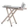 Mesa Tábua P/ Passar Roupas C/ Tecido Térmico Madeira Ajusta - 2