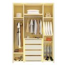 Ver imagem 2 de Guarda Roupa Reflecta 4 Portas Led Innova Off White - Gelius