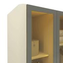 Ver imagem 7 de Guarda Roupa Reflecta 4 Portas Led Innova Off White - Gelius