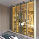 Ver imagem 1 de Guarda Roupa Reflecta 4 Portas Led Innova Off White - Gelius