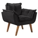 Ver imagem 1 de Poltrona Opalla 1 Lugar C- Pés Madeira Suede