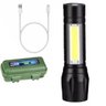 Mini Lanterna Led Flash Cinto Tático Faca Oculta - 3