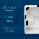 Ver imagem 4 de Spa Quadrado Magnolia Padrão com Hidro em Acrílico