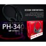 Headset Fone Ouvido Usb Com Microfone Telemarketing Callcenter C3Tech Ph-340bk Preto - 7