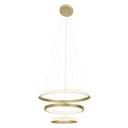 Ver imagem 2 de Lustre Pendente Nordecor Bean 2459 Dourado Led Bivolt