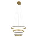 Ver imagem 5 de Lustre Pendente Nordecor Bean 2459 Dourado Led Bivolt