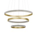 Ver imagem 4 de Lustre Pendente Nordecor Bean 2459 Dourado Led Bivolt