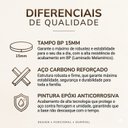 Ver imagem 7 de Mesa de Jantar Redonda Clarice 90 cm Aço Preto Tampo Cinamomo