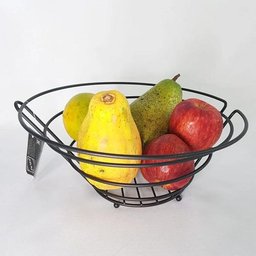 Fruteira New Black Redonda 31cm Arthi - 2 Fruteira New Black Redonda 31cm Arthi - 2