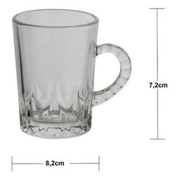 Kit 06 Peças Canecas Xícaras Café Chá Triângulo Lyor - 3