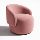 Ver imagem 1 de Poltrona Aisha Orgânica para Sala de Estar e Recepção Boucle:Rosa