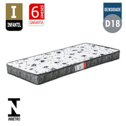 Colchão Infantil Comfort Prime Baby Slim D18 - 70x150x12 - - Branco - 2
