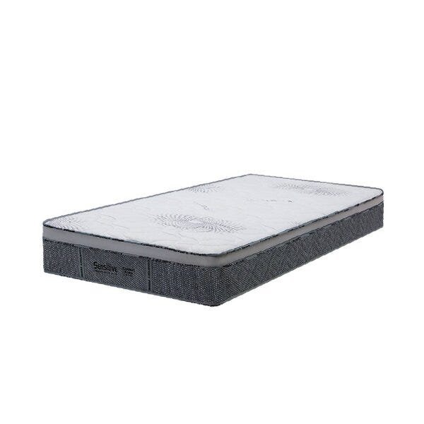 Colchão Solteirão Comfort Prime Solteiro King de Sensitive Molas Superlastic - 96x203x27 - - Cinza - 1