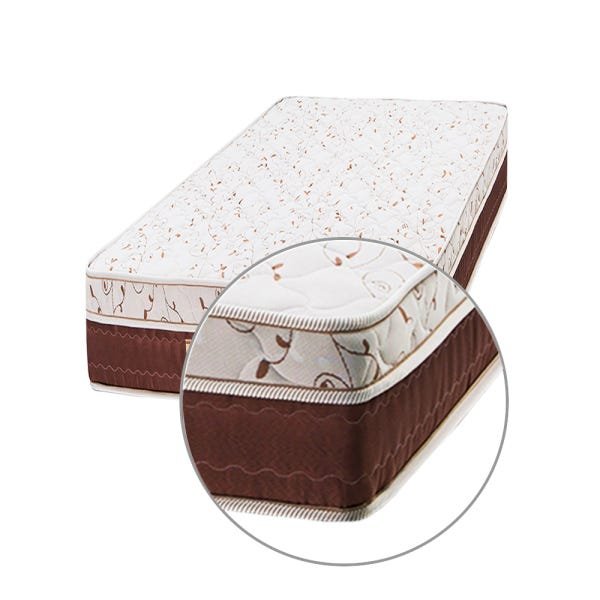 Colchão Solteirão Comfort Prime Solteiro King de Prime Dreams Molas Ensacadas - 96x203x26 - - Marrom - 3