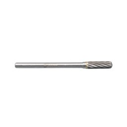 Lima/Fresa MD Cilíndrica com topo Esférico Corte Simples - Ø4x13mmx50 haste 3mm - 1