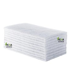 Fibras Branca Superfícies Delicadas 23 Cm X 10 Cm - Kit 50 Unidade para Vidro Fórmicas Cromados Supe - 2