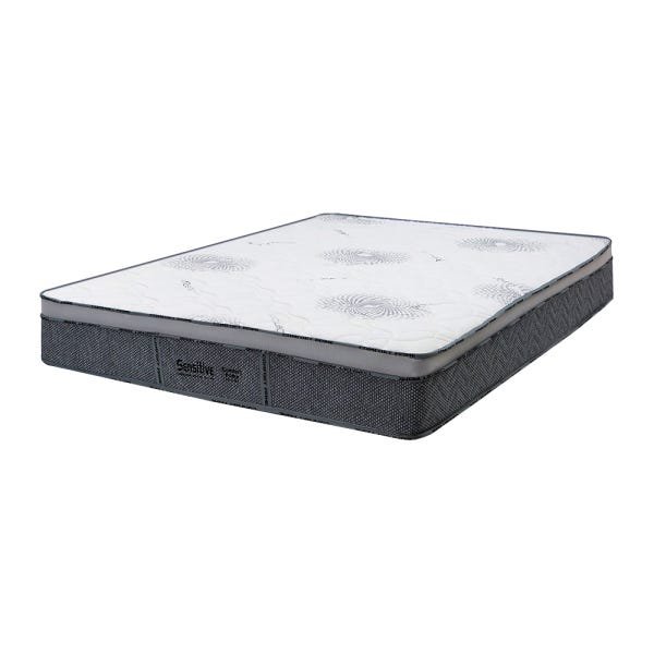 Colchão Viúva Comfort Prime de Sensitive Molas Superlastic - 128x188x27 - - Cinza - 1