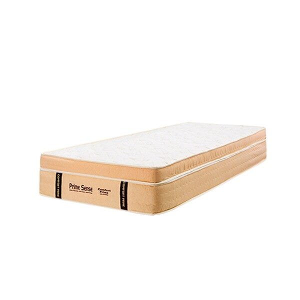 Colchão Solteirão Comfort Prime Solteiro King de Prime Sense Molas Ensacadas - 96x203x35 - - Creme - 1