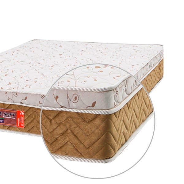 Colchão Queen Comfort Prime Prime Soft Molas Ensacadas - 158x198x30 - - Bege - 4