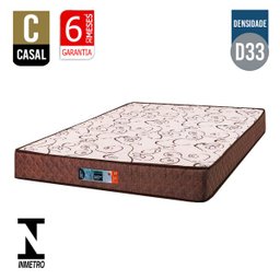 Colchão Casal Comfort Prime de Comfort Max D33 - 138x188x14 - - Marrom - 2