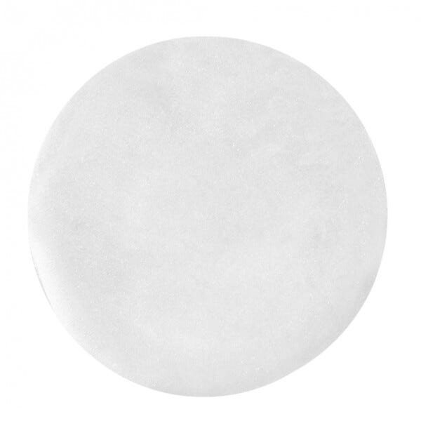 Banqueta Decorativa Rubi Pés Preto Suede Branco - 4