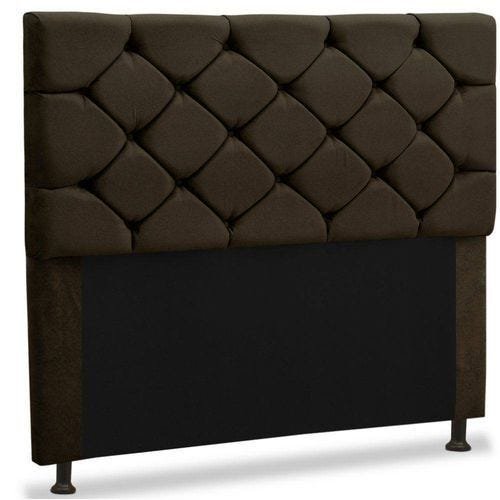 Cabeceira Caribe Plus Solteiro 90cm Marrom - 1