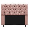 Cabeceira Paris 195cm King Suede Rose - 2