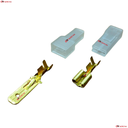 Ver imagem 3 de Kit Terminal Macho E Fêmea De Encaixe 6,3 E Capas 50 De Cada