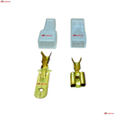 Ver imagem 2 de Kit Terminal Macho E Fêmea De Encaixe 6,3 E Capas 50 De Cada