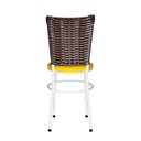 Ver imagem 3 de 4 Cadeiras para Mesa Branca Hawai Avelã Cor:amarelo