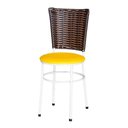 Ver imagem 6 de 4 Cadeiras para Mesa Branca Hawai Avelã Cor:amarelo