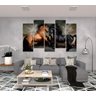 Quadro Decorativo Para Sala Quarto Cavalo Selvagem Montanha - 2
