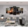 Quadro Decorativo Sala Casa Cavalo Selvagem Montanha - 2