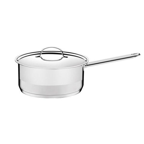 Panela Aço Inox Professional 24cm Com Tampa 4,7L