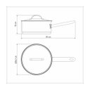 Ver imagem 3 de Panela Aço Inox Professional 24cm Com Tampa 4,7L