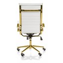 Ver imagem 4 de Cadeira de Escritório Giratoria Eames Branca -gold:dourado Brilho