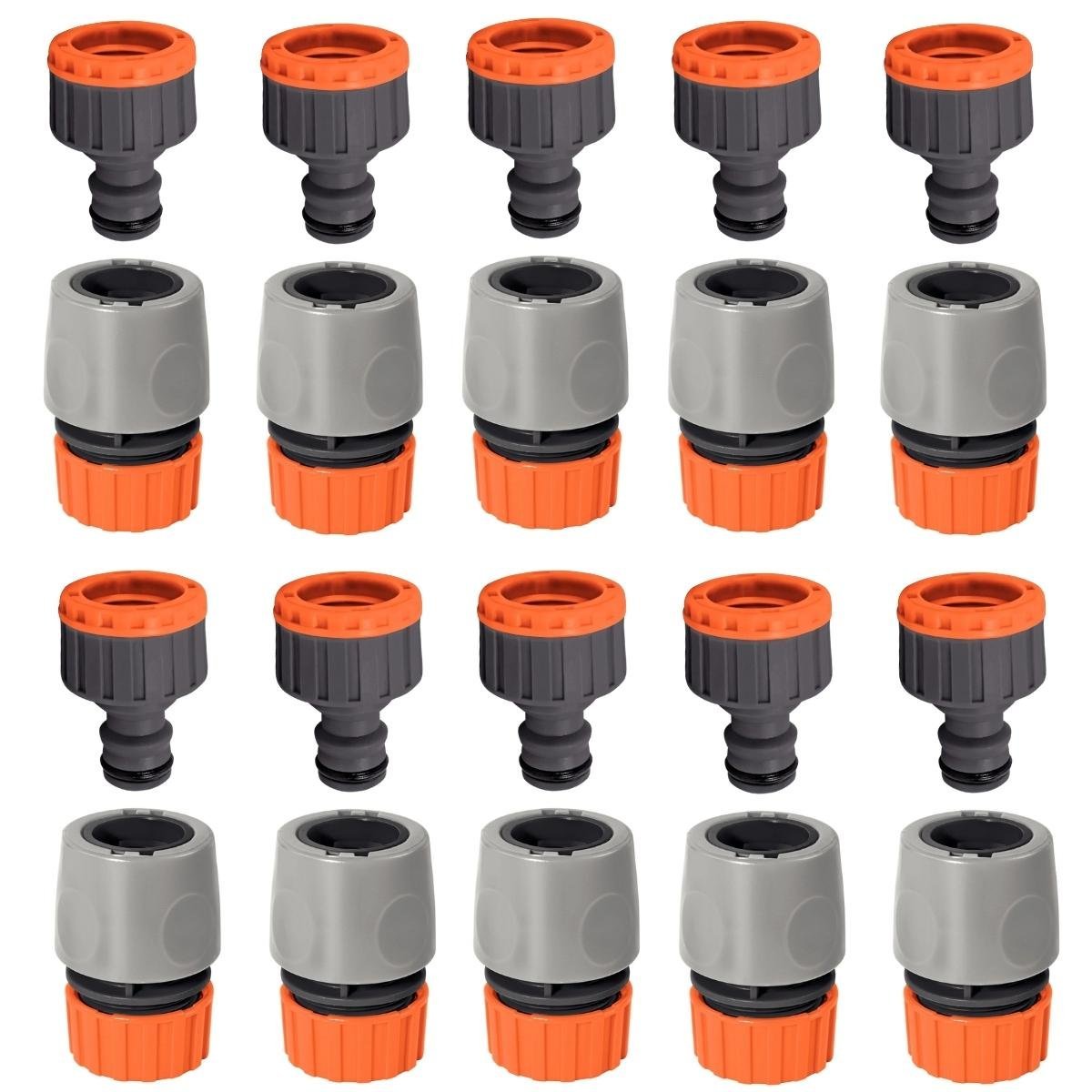 Engate Rápido Para Mangueira De 1/2" Polegada + Bico Para Torneira Engate Rápido | Tramontina | Kit - 1