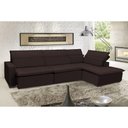 Ver imagem 2 de Sofá Istambul 3.80x2.10m Retrátil e Reclinável com Chaise - Marrom