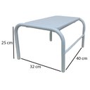 Ver imagem 2 de Escada Clínica de 1 Degrau Esmaltada Tubo 3/4 com Piso em Mdf Branca Medcombo