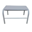 Ver imagem 1 de Escada Clínica de 1 Degrau Esmaltada Tubo 3/4 com Piso em Mdf Branca Medcombo