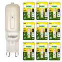 Ver imagem 2 de Kit 10 Lâmpadas Led Taschibra G9 Bipino 2,5w Leitosa 2700k 110v