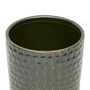 Ver imagem 2 de Cachepot Decorativo em Cerâmica Verde 13cm 24079 Mart
