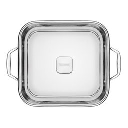 Caçarola Funda Quadrada Aço Inox Grano 7,3L - 2