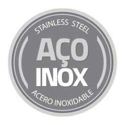 Caçarola Funda Quadrada Aço Inox Grano 7,3L - 8