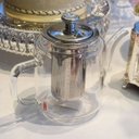 Ver imagem 2 de Chaleira 14x19x10cm 550ml Borosilicato Transparente Antella
